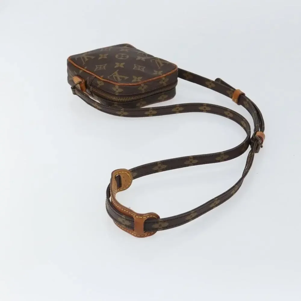 Louis Vuitton Monogram Mini Danube Shoulder Bag Brown